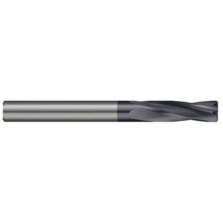 HARVEY TOOL 1/4 in. Cutter dia. x7/8 Flute Length Carbide Flat Bottom Counterbore, 4 Flutes, AlTiN Coated 731616-C3